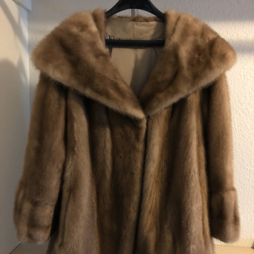 Vintage real fur coat